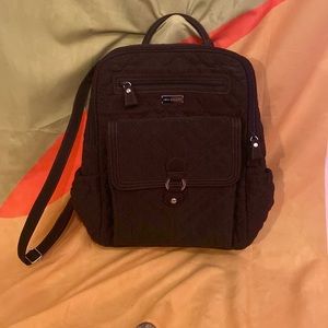 Vera Bradley - Brown Quilted Back Pack
